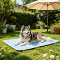 thumbnail image 4 of Almohadilla refrescante para perros y gatos con base antideslizante, tapete de hielo portátil y lavable para aliviar el calor, múltiples tamaños y usos., 4 of 6