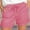 Pink, variant on Ecqkame Running Shorts for Women Fashion Solid Color Casual Wide Leg Loose High Waist Shorts Womens Shorts Orange XL