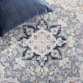 thumbnail image 6 of SAFAVIEH Blair Gorica Traditional Machine Washable Runner, 2'2" x 8', Beige/Grey Navy, 6 of 7