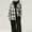 White, variant on OGLCCG Boys Double Breasted Peacoat Notched Lapel Collar Wool Blend Plaid Winter Coat with Pockets Fall Winter Long Sleeve Pea Coat 2-15 Years