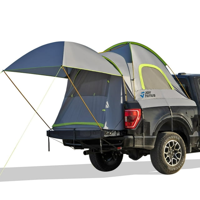 Carpa para camioneta JOYTUTUS para caja de 1.70 m con toldo desmontable verde