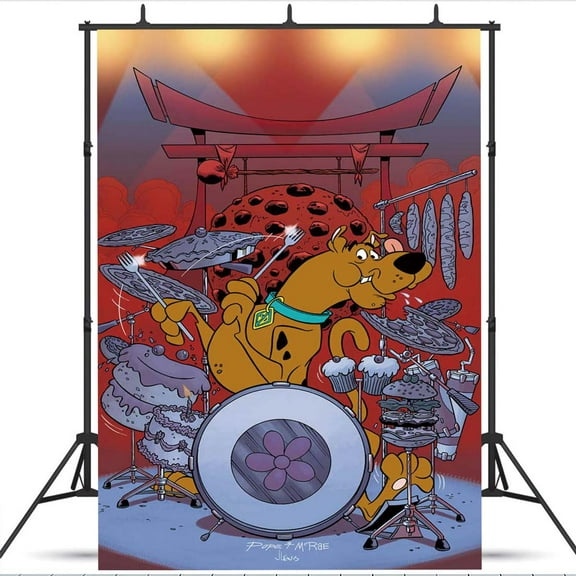 Scooby doo school Backdrop Taspestry Banner Party Supplies Background Poster Decor Decorations