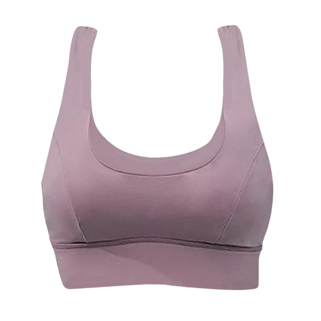 Crop Top Chaleco Bra Shape Wear Jogging Running Ejercicio Morado L Zulema Sujetadores deportivos para mujer High Import
