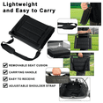 thumbnail image 3 of Rytsas Black Stadium Seat with Backrest & Shoulder Strap, 3 of 8