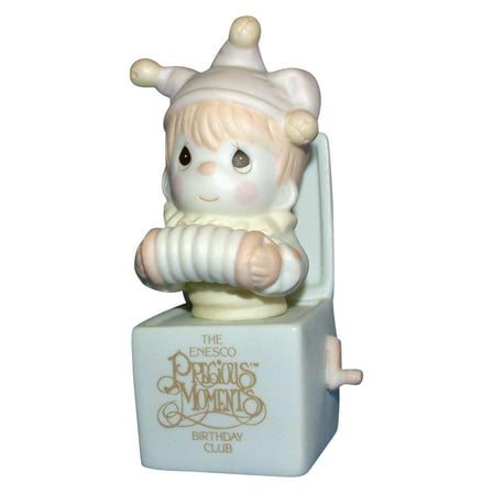 Precious Moments Figurine: b0006 Jest to Let You Know You're Tops (4.2") Birthday Club
