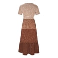 thumbnail image 5 of Mefallenssiah Robe Imprimée à Manches Courtes et Col Rond pour Femmes, 5 of 5