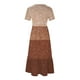 thumbnail image 4 of Vestido de Manga Corta para Mujeres Vestido de Verano de Cuello Redondo Impreso, Poliéster de Tamaño Verdadero Diario Y Vestido de Fiesta, 4 of 5