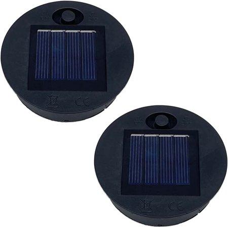 Watering Can Solar Lights Replacement Top - 1 Pack 3.6in Round Solar Panel wi Watering Can Solar Lights Replacement Top - 1 Pack 3.6in Round Solar Panel wi