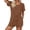 Brown, variant on Womens Shorts 2 Piece Sets Summer Short Sleeve Drawstring High Waisted Shorts Matching Crop Athletic Relaxed Fit Tops Sports Clothes XL