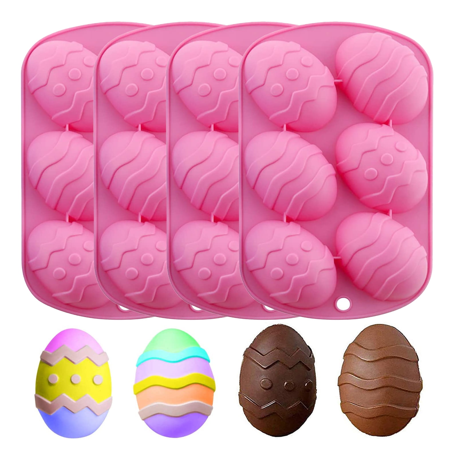 3D Easter Egg Baking Mold - MoldFun Easter Egg Silicone Mold for Mousse  Cake, Peanut Butter Chocolate, Candy, Jello, Pastry, Muffin, Cupcake, Mini