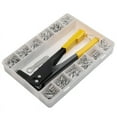 thumbnail image 3 of 380/200/120/60pcs Heavy Duty Riveter Gun Set Hand Riveter Set Blind Rivet Pliers Gun DIY Rivets Nut Automotive Tools 380pcs and gun, 3 of 6