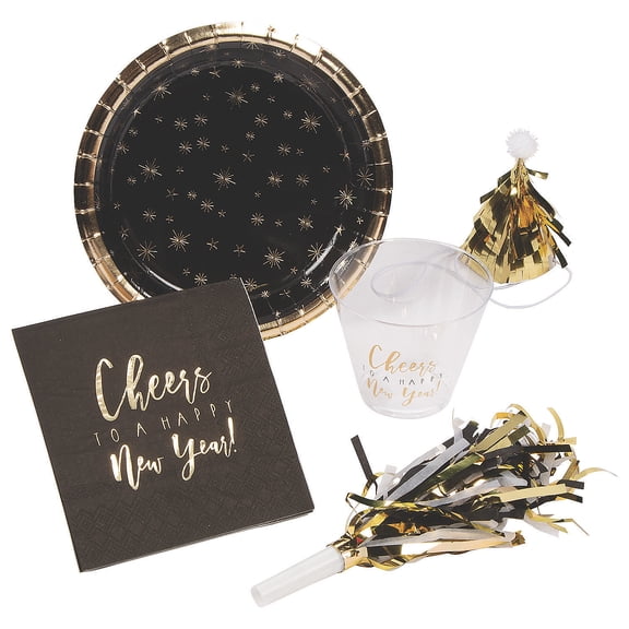 Nye Foil Kit For 8 - Party Supplies - 42 Pieces