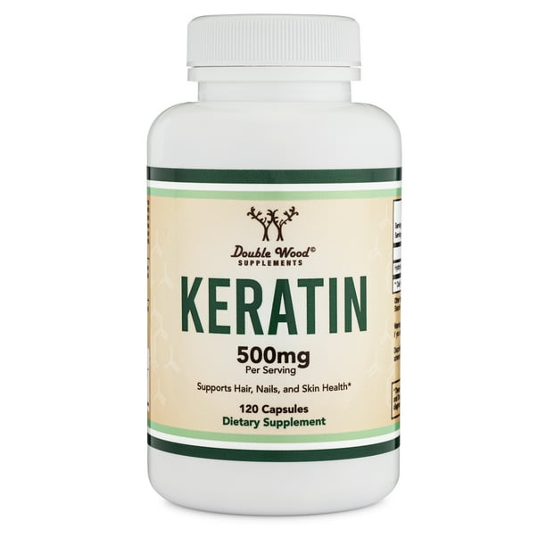 Keratin Hair Growth Vitamin 500mg per Serving, 120 Pills Keratin Hair