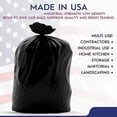 thumbnail image 3 of OX Plastics Black Trash Bags - Heavy Duty Garbage Bags, Extra Thick Unscented Large Trash Can Liners for Home, Outdoor, and Commercial Use - 39 Gallon, 100 Count, 3 of 6