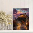 thumbnail image 2 of Edinburgh Castle Impasto Oil Painting Canvas Wall Art Decor, 2 of 8