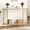 gold, variant on Console Table, Sofa Table Narrow Entryway Accent with Glass Shelf and Metal Frame, Behind Couch Industrial Hallway Table for Living Room Foyer Bedroom