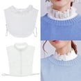 thumbnail image 1 of 2x Suéter de Media de con Cuello Falso para Mujer, Babero con Cuello Desmontable Yinane Collar falso de mujer, 1 of 8