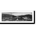 thumbnail image 2 of Historic Framed Print, [Hot Springs, Arkansas, from tower of the Eastman Hotel], 17-7/8" x 21-7/8", 2 of 9