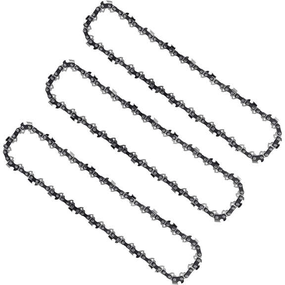 3PC 8 Inch Replacement Chain for RYOBI P4360 RY43160 P4361, 8 in. Pole Saw Chain for WORX WG349.9 WG349-3/8" - .043" - 33 DL