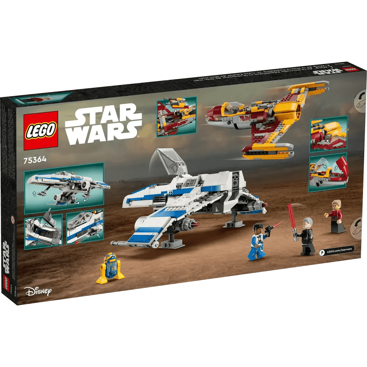 Lego Star Wars Republic E-Wing vs Shin Hati’s Starfighter Building Kit