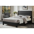 thumbnail image 1 of Charlotte Black Chic Tufted Platform Bed, 1 of 1