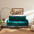 thumbnail image 4 of Enor Furniture Casey 70" Upholstered Modern Velvet Sofa in Green, 4 of 8