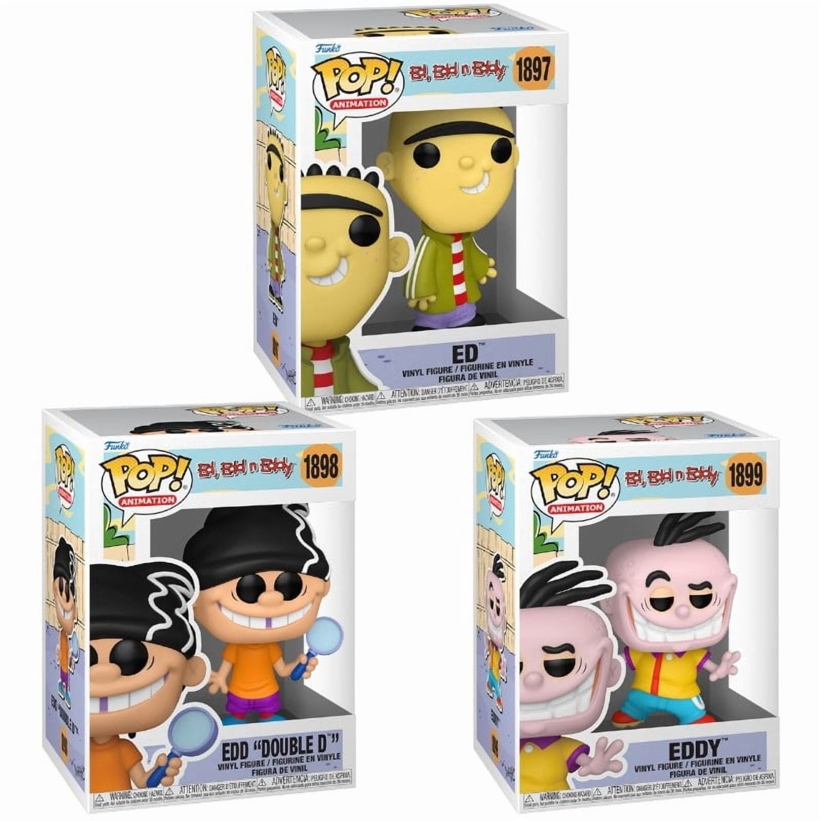 Funko Pop! Ed, Edd n Eddy 3-Pack Vinyl Figures with Pop Protector