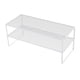 thumbnail image 2 of Soporte para monitor de computadora, soporte estable para teléfono, soporte extraíble para computadora portátil, portátil para 2 capas blanco, 2 of 9