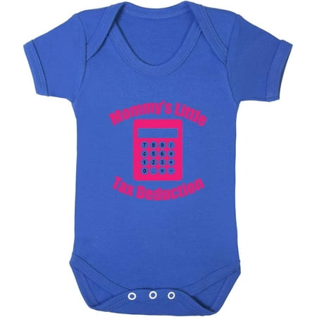 

Mommy s Little Tax Deduction Cotton Baby Bodysuit One Piece Royal Blue 18 Months
