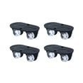 thumbnail image 1 of 4Pcs Storage Box Pulley, Small Furniture Casters, Self-Adhesive Plastic Adhesive Pulley, 1 of 5