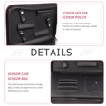 thumbnail image 3 of Diamond Quilted Pattern Hair Scissors Bag Barber Pouch Cases Salon Tools Holster, 3 of 7