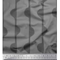 thumbnail image 1 of Soimoi Gray Velvet Fabric Vertical Stripe Decor Fabric Printed Yard 58 Inch Wide, 1 of 3
