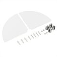 thumbnail image 2 of Radial Corner Shelf Radial Shelf Acrylic 2 Pcs Acrylic Radial Corner Shelf Wall Mounted Floating Shelves Home DecorTransparent, 2 of 8