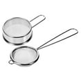thumbnail image 5 of FOMIYES 2Pcs Stainless Steel Baking Sieve Round Sifting Flour for Home Users in Kitchen 6.5In Diameter Mesh Filter, 5 of 8