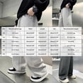 thumbnail image 4 of Karoyedx Pants for Kids Boys Wide Leg Sweatpants Baggy Athletic Workout Uniform Sweatpants with Pockets Drawstring Casual Joggers Grey Size,5-6 Years, 4 of 9