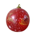 thumbnail image 1 of Bola inflable de Navidad, bola inflable de Navidad, globo, decoración navideña, bola inflable , adorno inflable de PVC para césped al aire Estilo B, 1 of 8