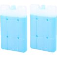thumbnail image 1 of 2Pcs Hard Sided Ice Pack Reusable Hard Ice Pack Freezer Packs for Lunch Bags Camping Picnics (Blue), 1 of 8