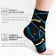 thumbnail image 5 of Tobillera, soporte para pies, AMITOFO, fascitis plantar, negro y azul, 5 of 6