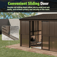 thumbnail image 2 of Erinnyees 10' x 14' Solarium Sunroom, All-Season Lean to Gazebo with Thickened PC Screen, Galvanized Steel Roof and Removable Door, 2 of 7