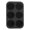 Black, variant on Queroig 6 Cup Silicone Muffin Pan Muffin Pan Cake Mold for Baking Food-Grade Cupcake Molds High Temp Resistant Jelly Pudding Mold Family Holiday Dessert Making Tools