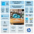 thumbnail image 2 of HP 23.8 inch All-in-One Desktop PC FHD Touchscreen Intel i3 , 8GB, 256GB SSD Windows 11 Home Shell White, 2 of 8