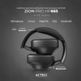 thumbnail image 3 of Audifonos Diadema Acteck ZION PRO HP665 Inalambricos Plegable Negro AC-935340, 3 of 5