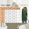 thumbnail image 4 of SHIBEVER Womens long sleeve tops Striped sweater plus size Crewneck Pullovers long sleeve shirt Color Block Side Split Tunic Tops for women, 4 of 4