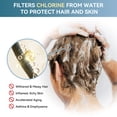 thumbnail image 6 of Filtered Shower Head 7 Spray Modes & 5.5" Rainfall Shower Head with 2 Filter Cartridges Black, 6 of 8
