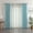 Blue, variant on Kate Aurora Biscayne Bay 4 Piece Floral Sheer Grommet Top Curtains - Assorted Colors