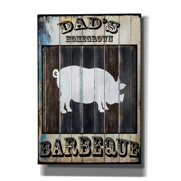 Epic Graffiti 'Dads BBQ 2' by Lightbox Journal, Canvas Wall Art, 18"x26"