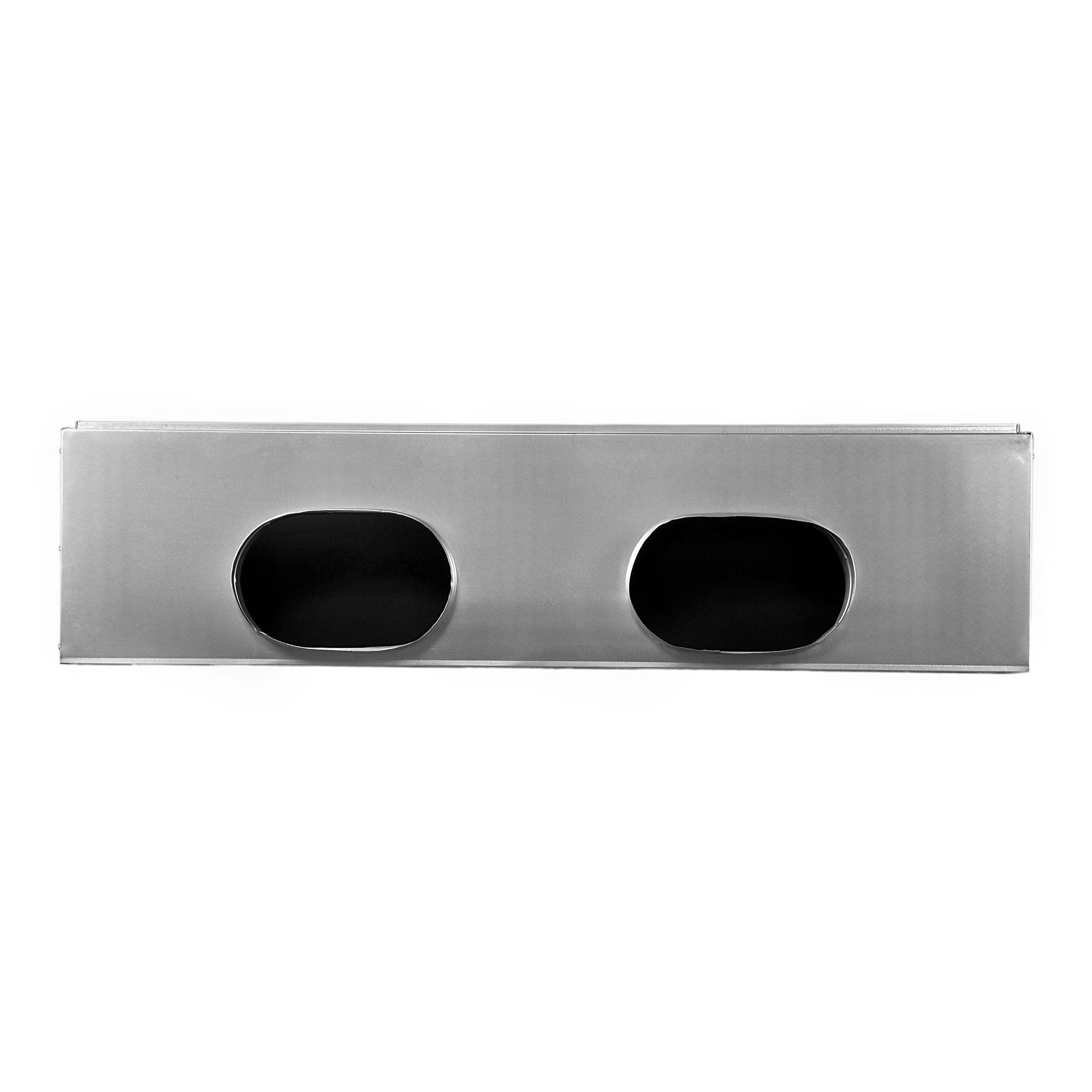 BUILDMART - 48" Plenum Box for [48" Linear Slot Diffuser - 3 Slot - Triple Slot] Premium Insulated Plenum Box for Heating and Cooling