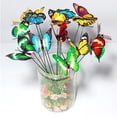 thumbnail image 5 of 50pcs 3D Realistic PVC Butterfly Garden Decorations – Outdoor Yard, Patio & Flower Bed Accents with Sturdy Metal Stakes (2.4"), 5 of 9