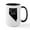 White/Black Inside, variant on CafePress - Nevada Battle Born - 15 oz Ceramic Large White Novelty Mug