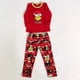 thumbnail image 2 of Nuevo conjunto de pijamas para el hogar de otoño e invierno europeo y americano, estampado de monstruo navideño, decoración para padres e hijos, decoración del hogar, 2 of 5